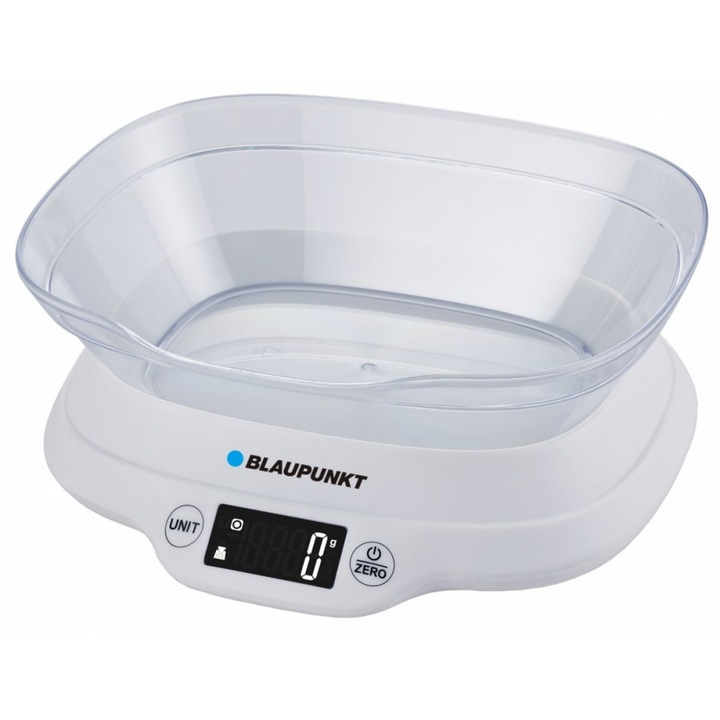 Кухненска везна Blaupunkt FKS501, максимум 5000g, бяла