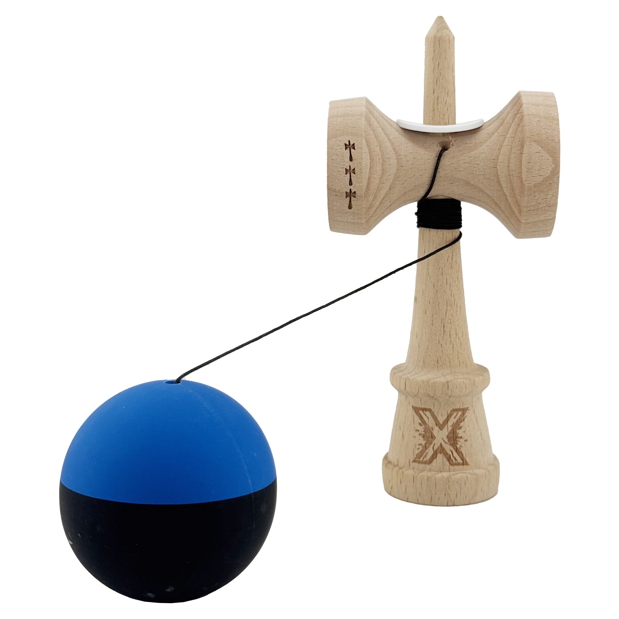 Kendama X Originala, Profesionala, Flippy, Rubber Grip, Cupe Mari