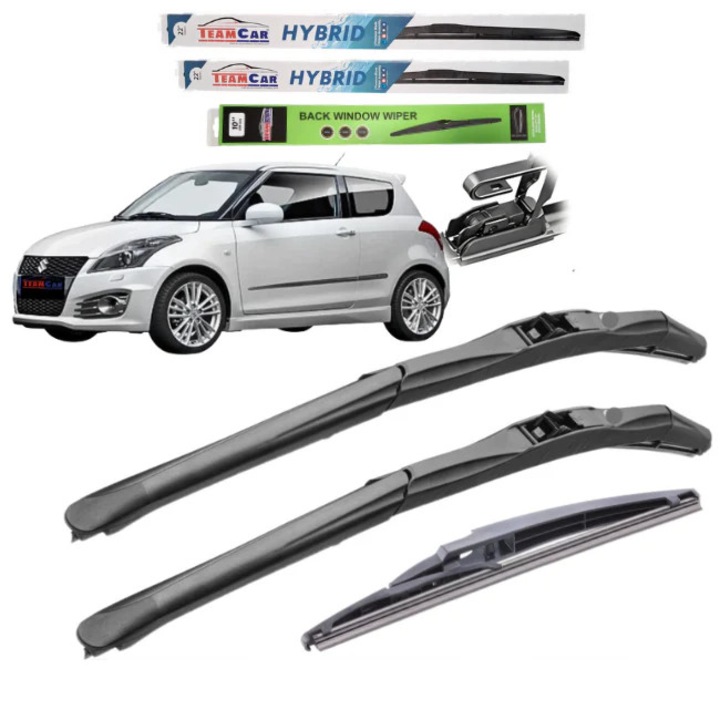 Ștergătoare TeamCar® Suzuki Swift V (FZ/NZ, 2010–2017) – Set Complet Hibrid