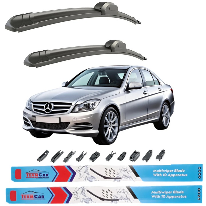 Stergatoare TeamCar® Mercedes C-Class W204 Sedan (2007–2014) – Set fata