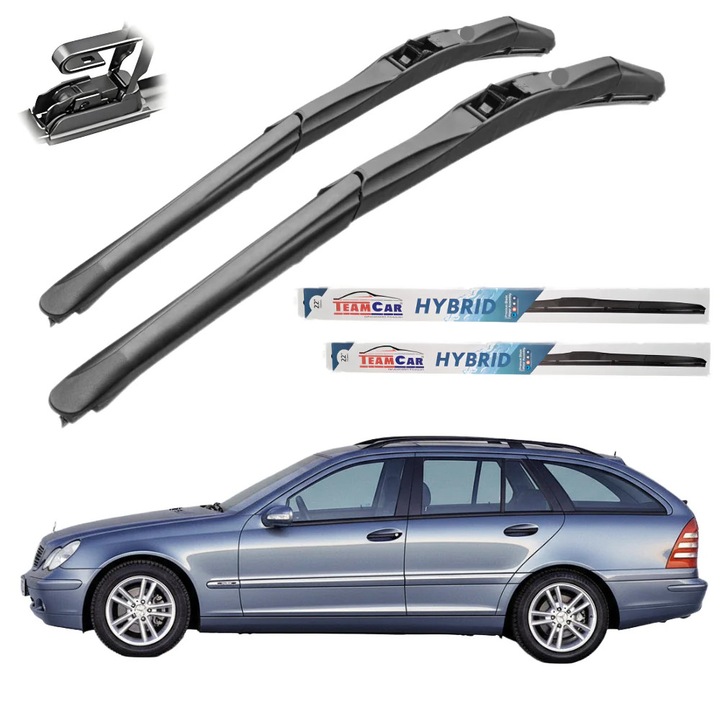 Stergatoare TeamCar® Mercedes-Benz S203 Break 2001–06/2003 – Set fata Hybrid