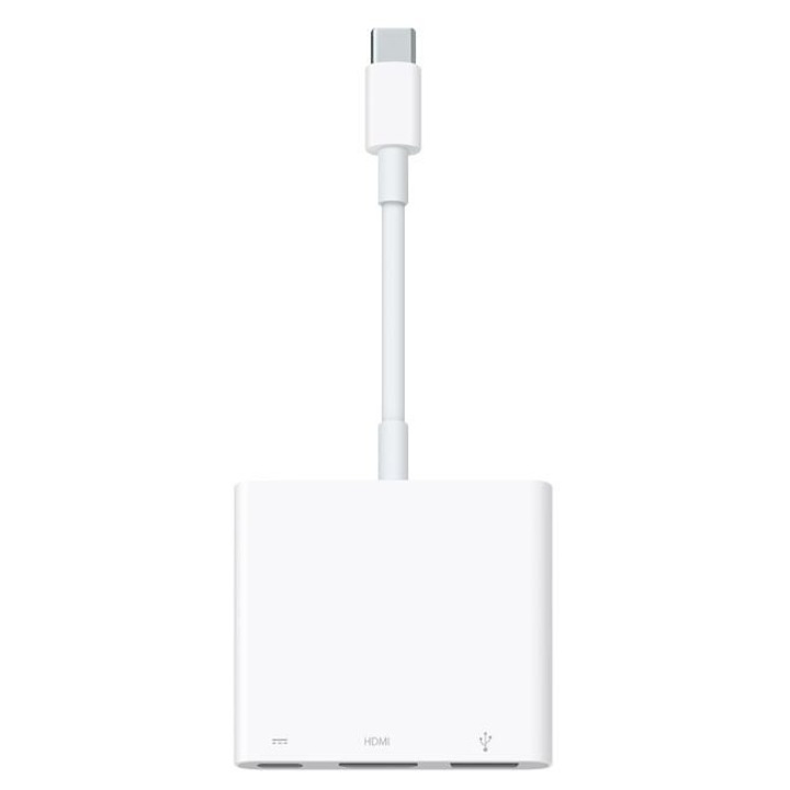 Кабел-адаптер Apple USB-C към HDMI, бял