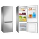 Frigider Amica FK244.4X(E), 2 in 1, inox, 244L