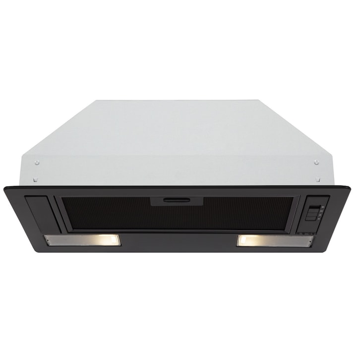 Hota telescopica BHP523E10X, 50 cm, putere absorbtie 390 m3/h, 72 dB, LED, 3 viteze, inox
