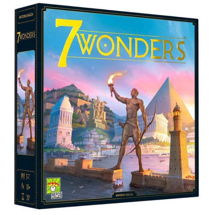 Társasjáték, Seven Wonders, továbbfejlesztett változat, családoknak, felnőtteknek, gyerekeknek, partikra