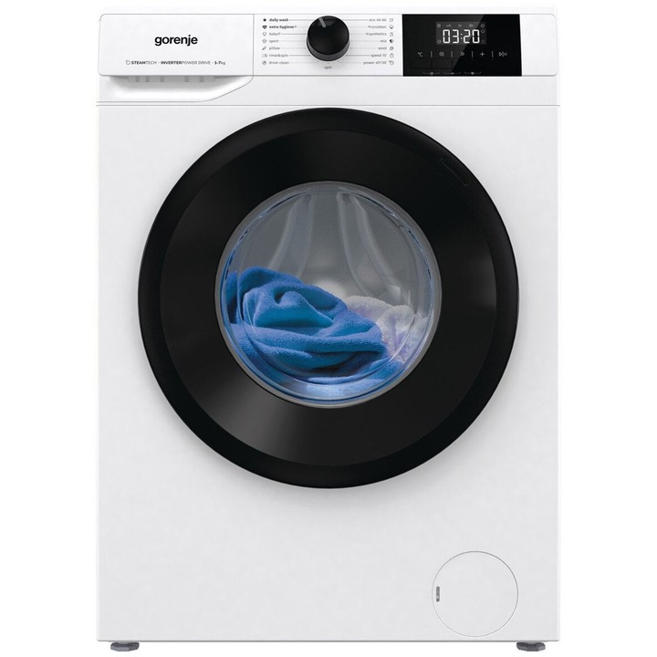Masina de spalat rufe Gorenje W3NGPI72SBS/PL, 7kg, 1200rpm, culoare argintie