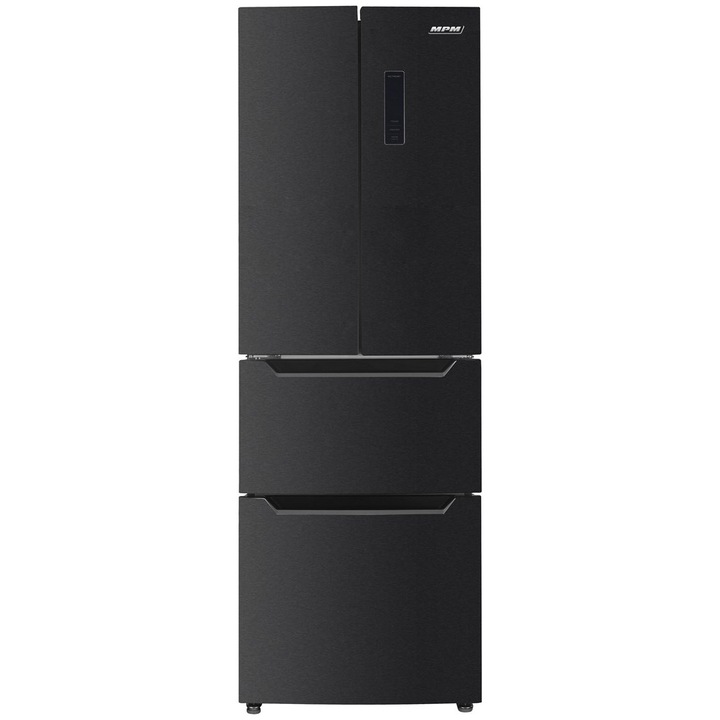 Frigider cu congelator MPM, model French Door, inox