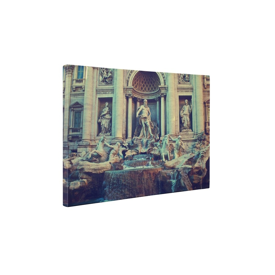 Fontana di Trevi - Tablou Canvas - 95x125 cm