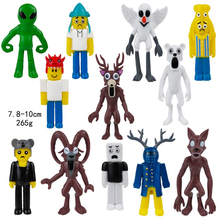 Figurine 99 Nights in the Forest, set de ornamente, 5 personaje, multicolor, 10x15cm