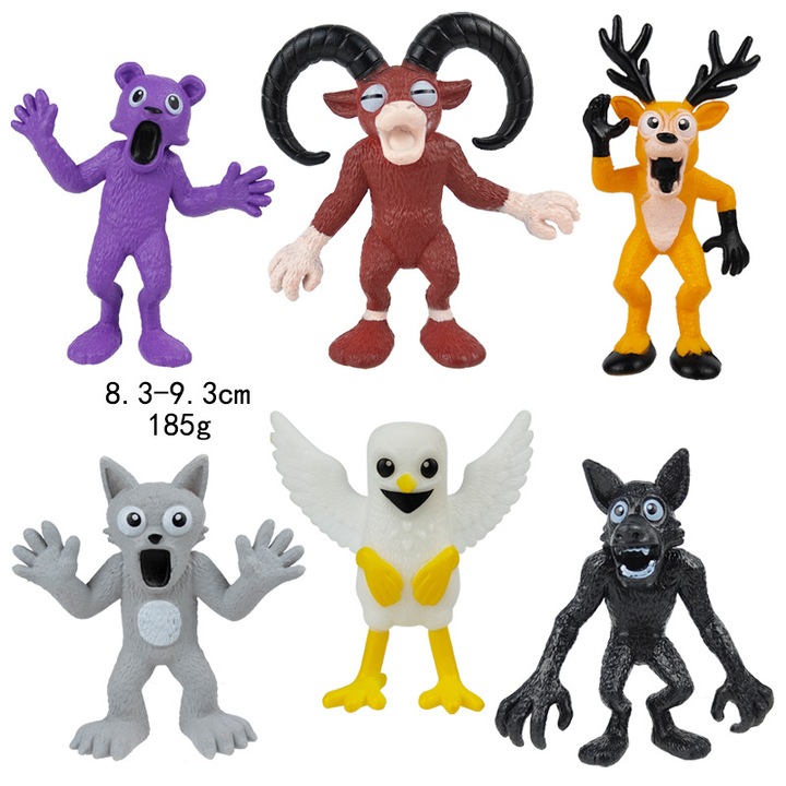 Figurine 99 Nights in the Forest, set, detalii fine, multicolor, 10x15cm