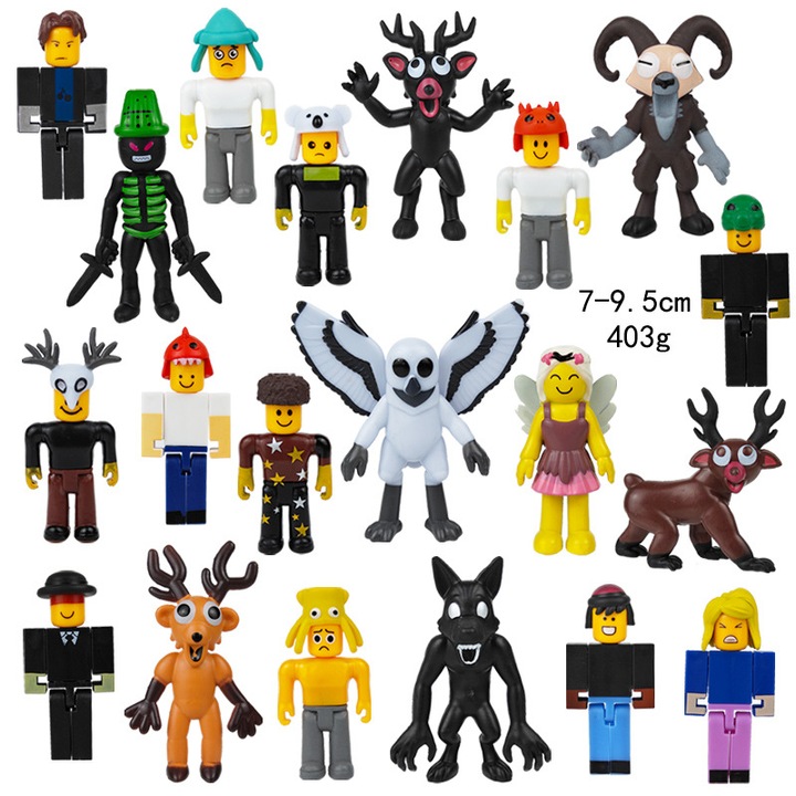 Figurine 99 Nights in the Forest, set de ornamente, 5 personaje, multicolor, 10x15cm