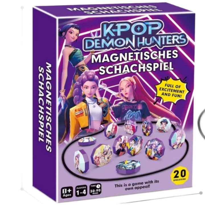 Joc de societate KPOP Witch Hunter Girls, joc de strategie cu efect magnetic, pentru 2 jucatori