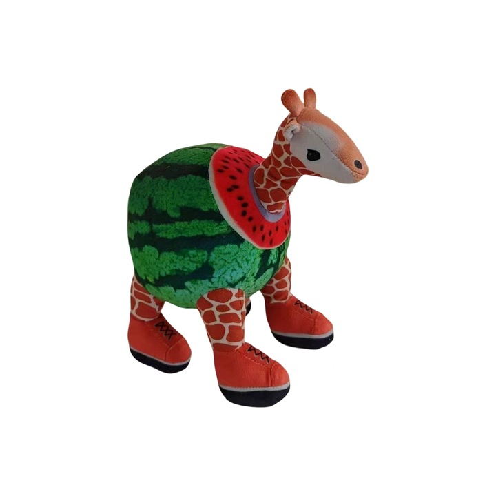 Jucarie de plus, Shan Hai Jing, Cerb cu pepene, 25cm, multicolor