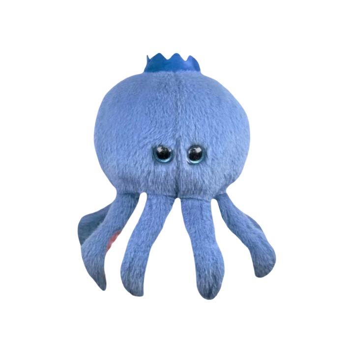 Jucarie de plus Octopus 22 cm, Classic of Mountains and Seas, multicolor, 120 g