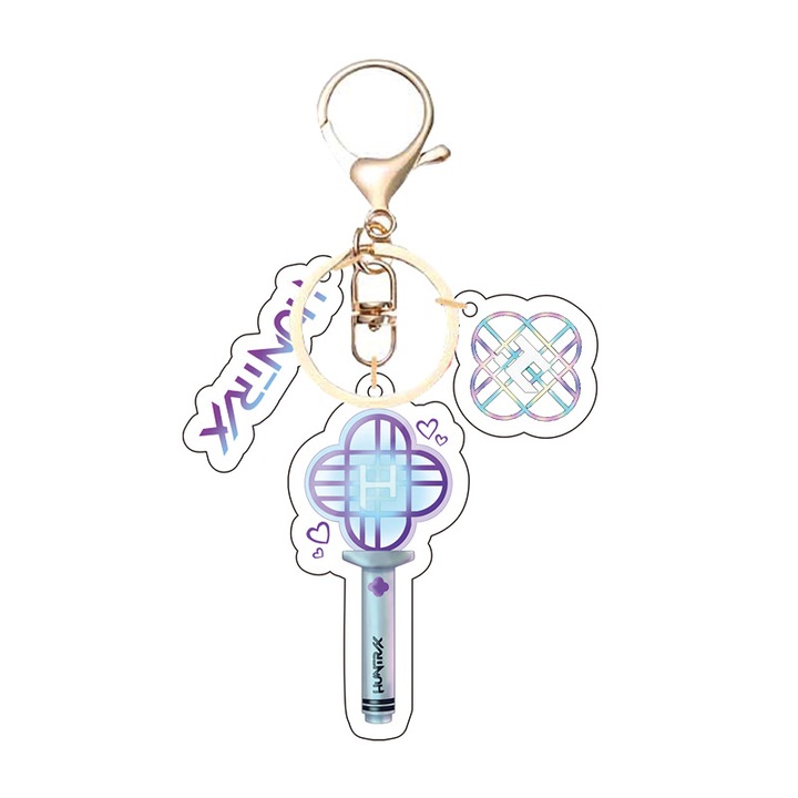 KP0P Devil Hunter gyűjthető akril kulcstartók, 3 darabos készlet, 6 cm, többszínű