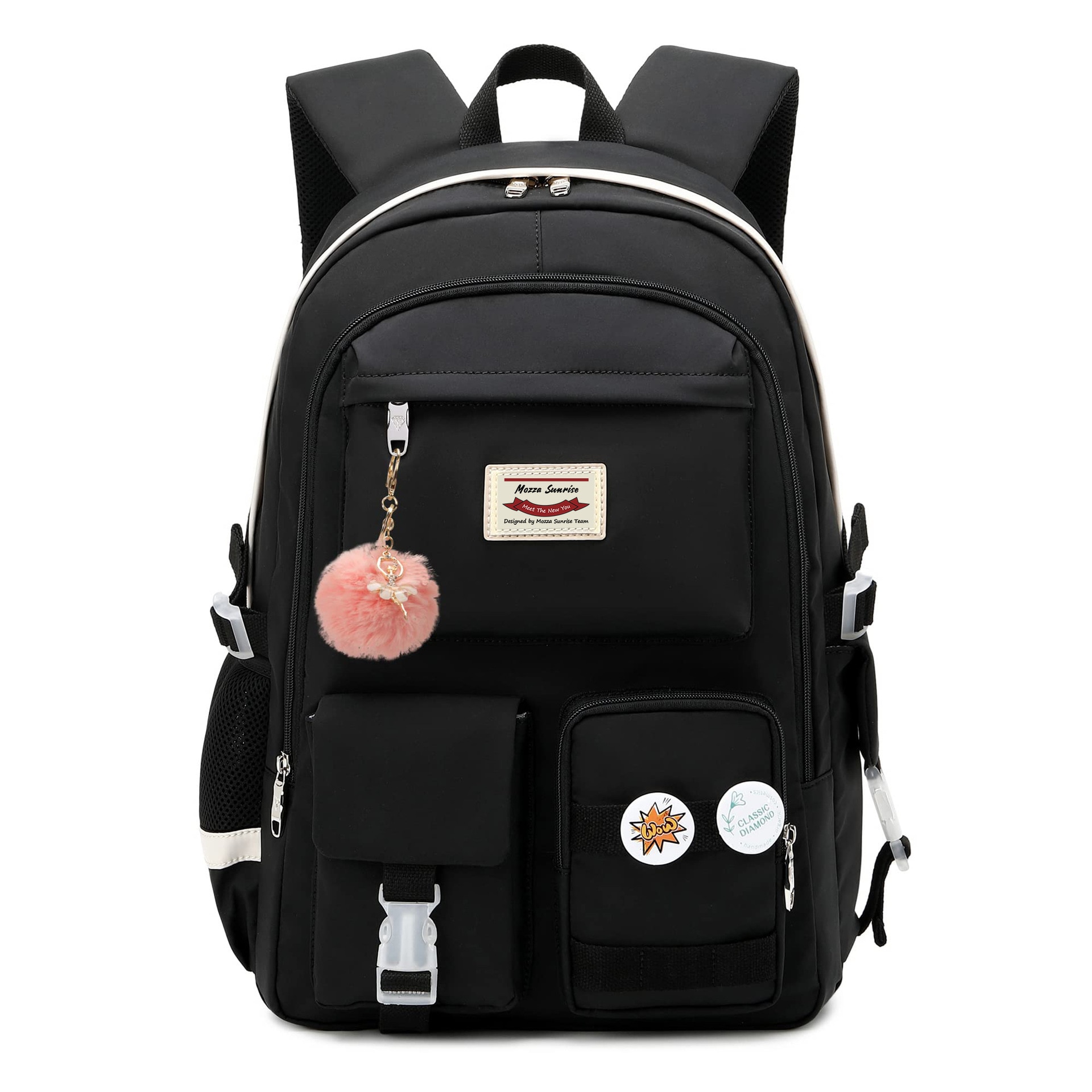 Rucsac laptop, 15.8 inch, capacitate mare, design anti-furt, negru