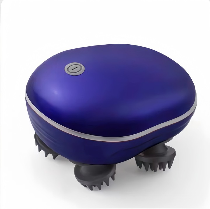 Масажор за глава, функция за месене, син