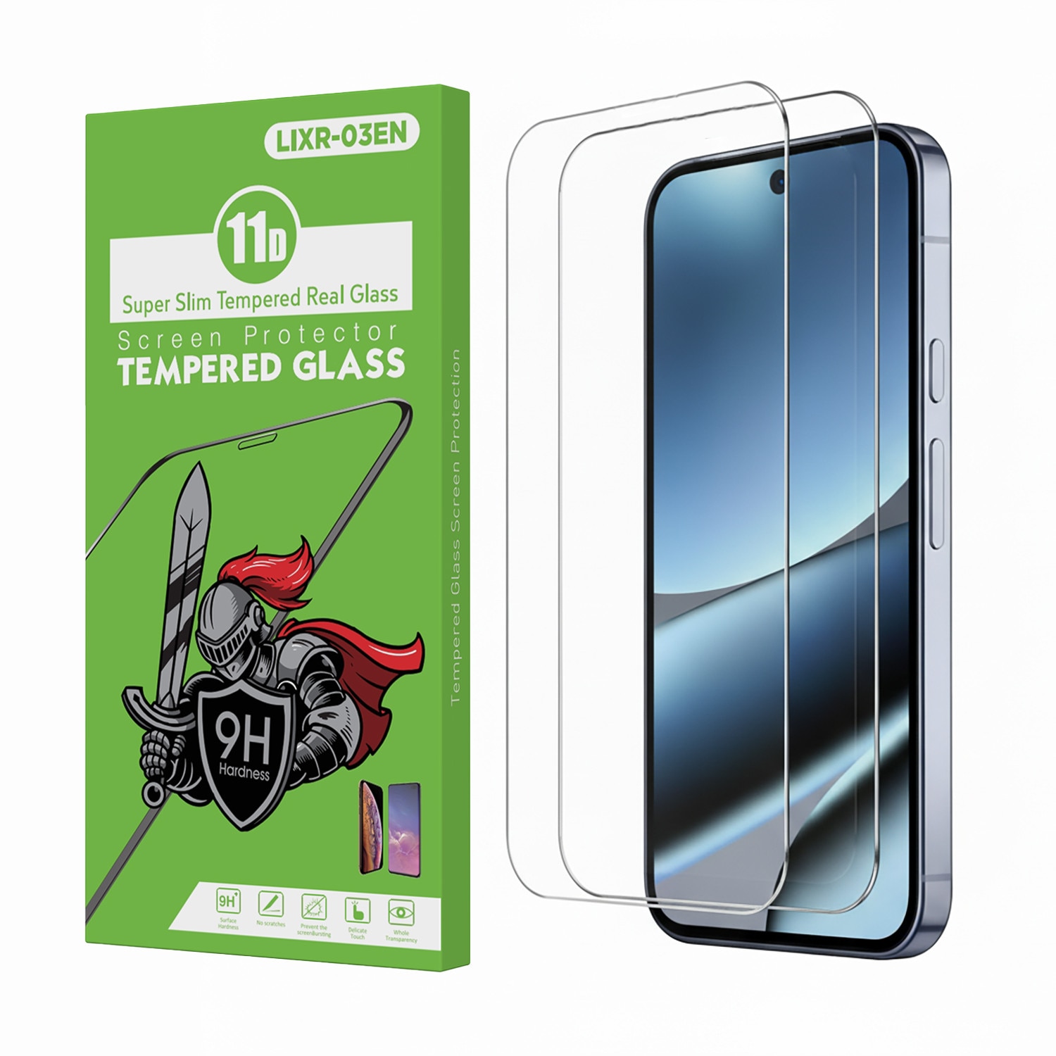 Set 2 Folie Protectie pentru Google Pixel 10 Pro, Sticla Temperata 9H+, Claritate Super HD, Tratament Oleofob si Anti-Amprente, LIXR-03EN®