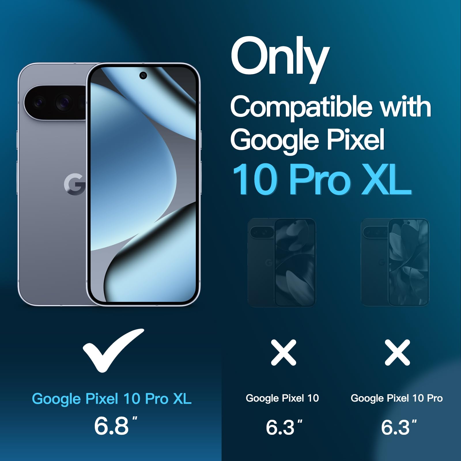 Set 2 Folie Protectie pentru Google Pixel 10 Pro, Sticla Temperata 9H+, Claritate Super HD, Tratament Oleofob si Anti-Amprente, LIXR-03EN®