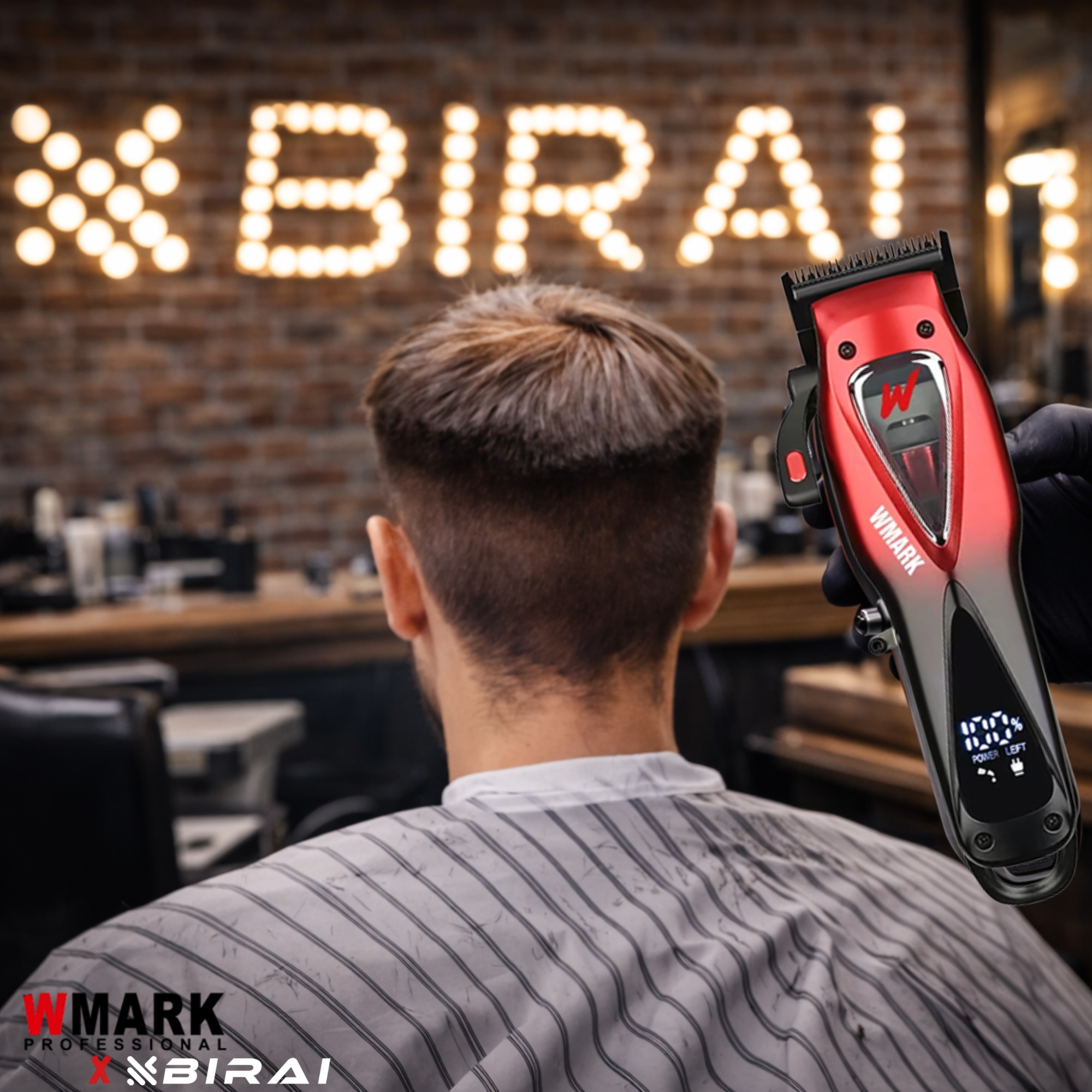 Машинка за подстригване BIRAI Infinity, Акумулатор, Мощен магнитен ...