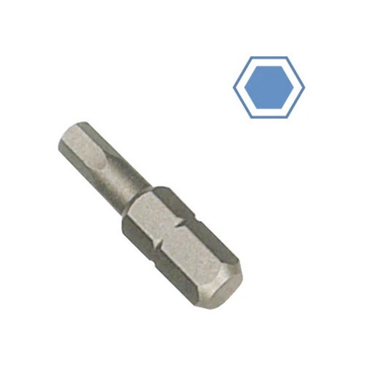 Cheie Imbus 8mm din Otel S2 Hexagonala cu Antrenare 1/4 Inch