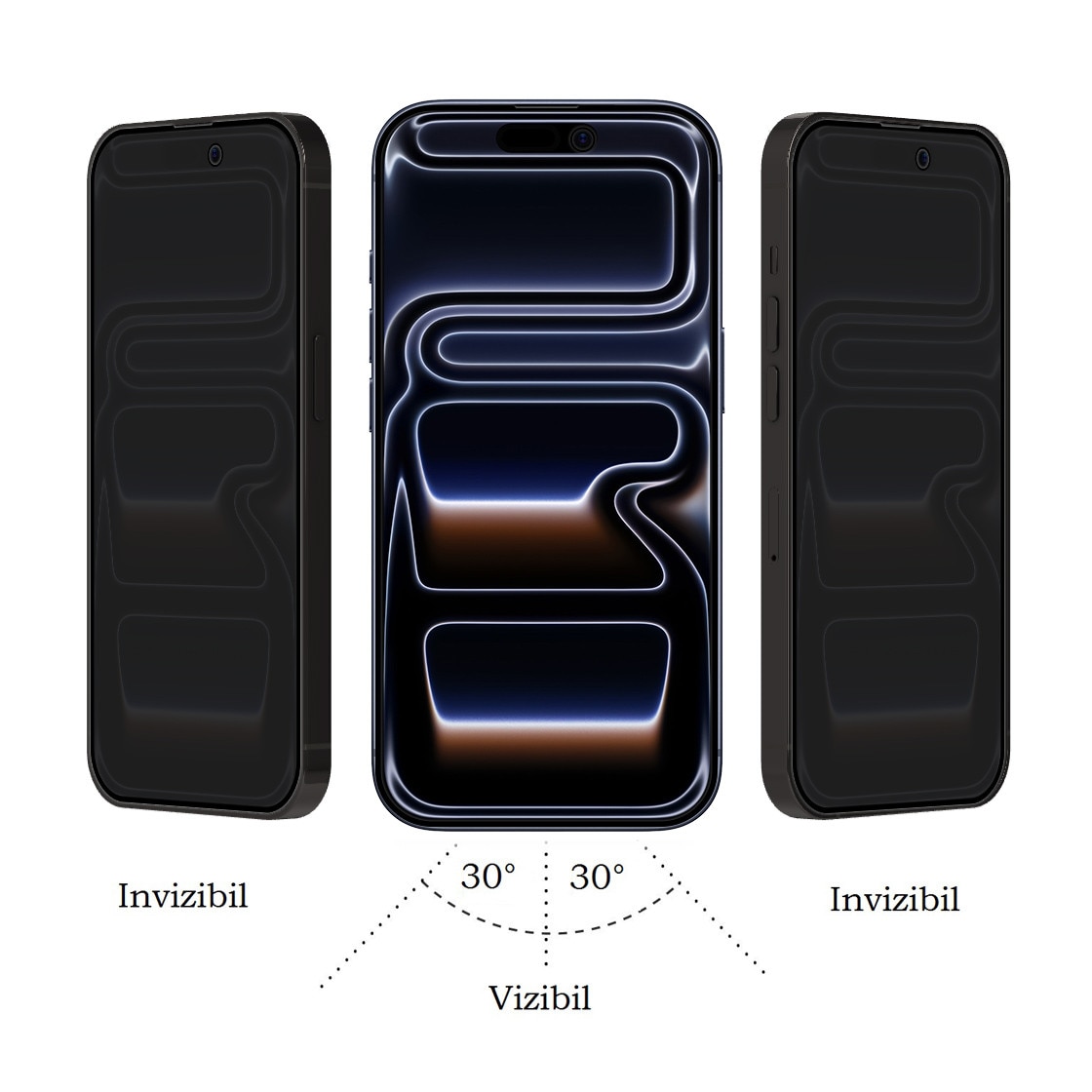 Folie Sticla Dr.Shield, Compatibil cu Apple iPhone 17 Pro Max, Protectie Profesionala 3D, Full Cover, Model Privacy
