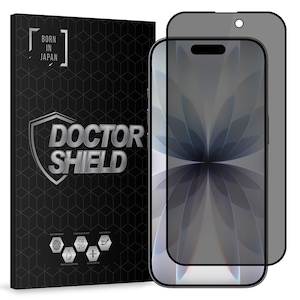 Folie Sticla Dr.Shield, Compatibil Apple iPhone 17, Protectie Profesionala 3D, Full Cover, Model Privacy