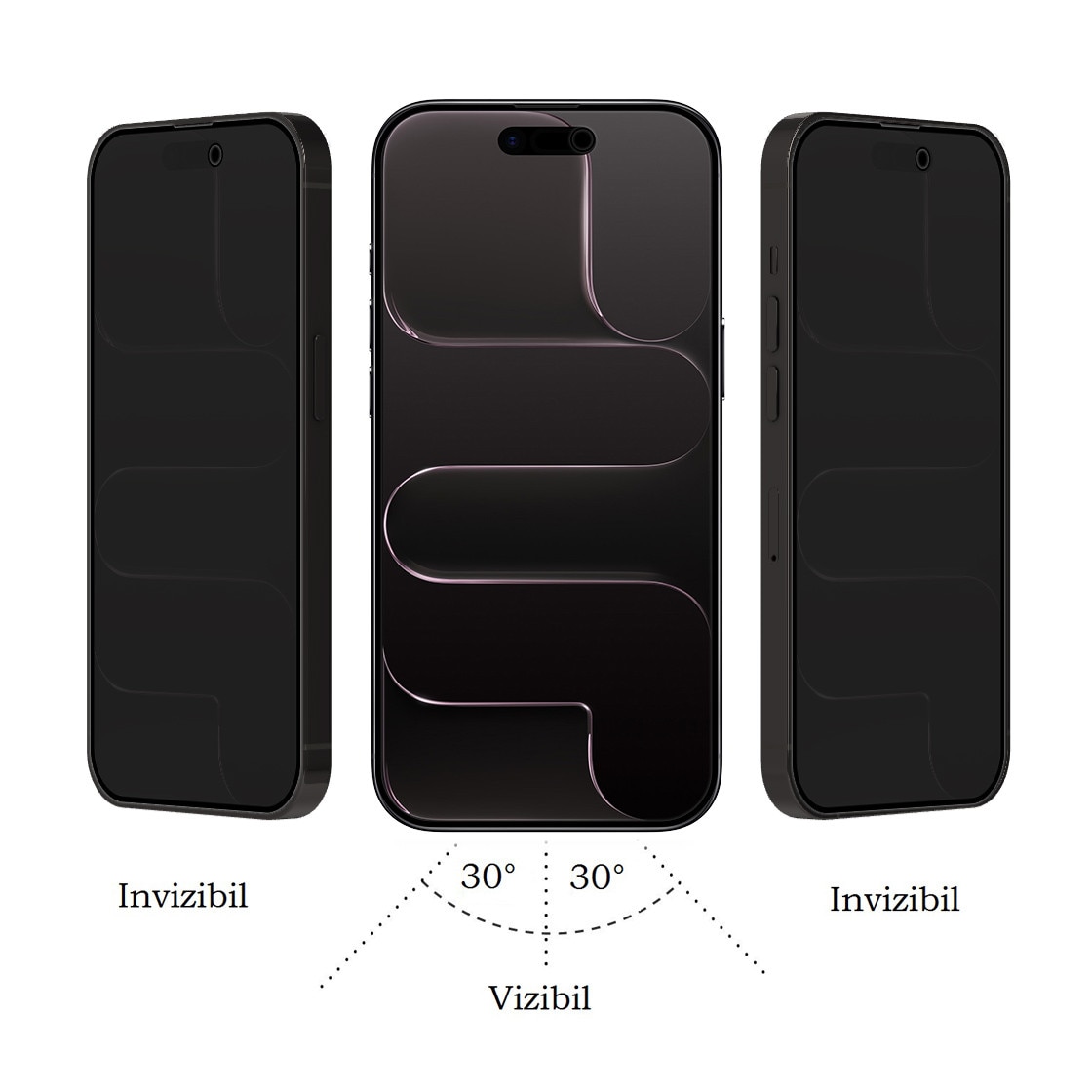 Folie Sticla Dr.Shield, Compatibil Apple iPhone Air, Protectie Profesionala 3D, Full Cover, Model Privacy