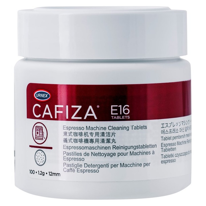 Таблетки за почистване на еспресо машини Urnex Cafiza, 100 броя