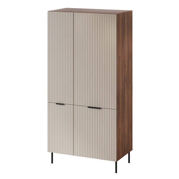 Sifonier Cama Meble Almera, culoare nuc 90x52x185cm