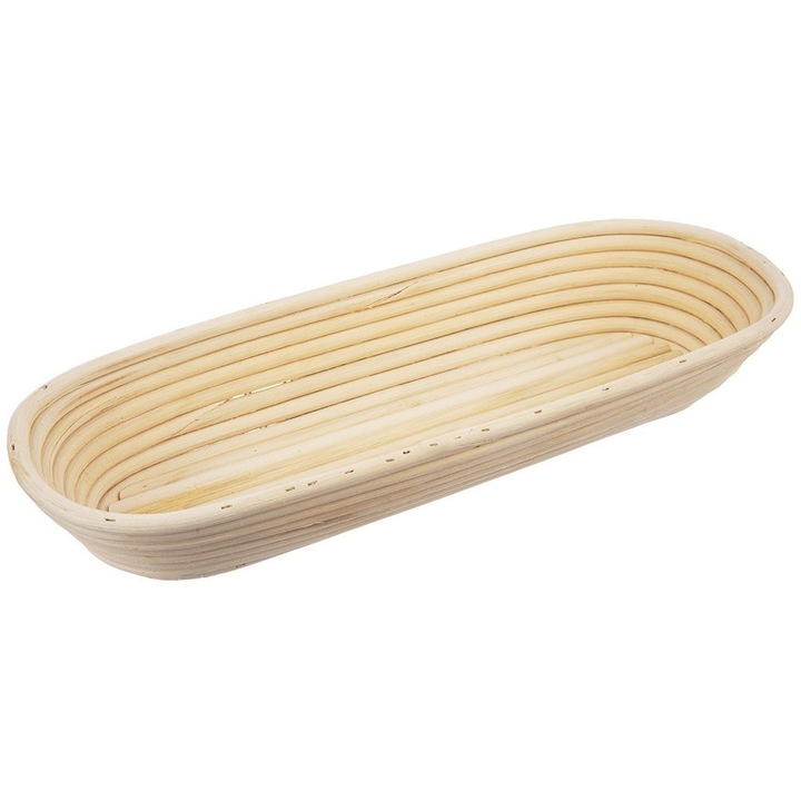 Cos rattan pentru formarea painii, Artemis, 1,5 kg, bej, 21x7,5cm