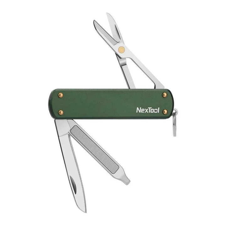 Briceag multifunctional Nextool NE0143, 4 in 1, verde