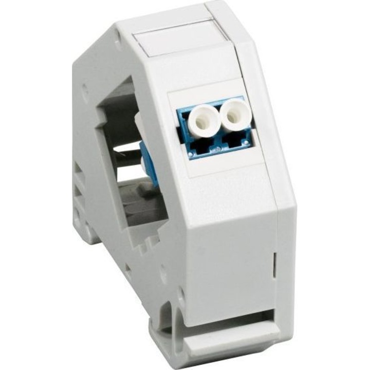 Adapter tartó DIN sínre, EFB, LC Duplex Singlemode