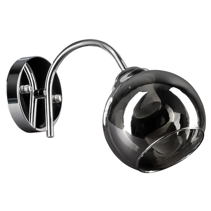 Аплик Activejet, AJE-PALOMA 1P, E27, 1x40W, черен