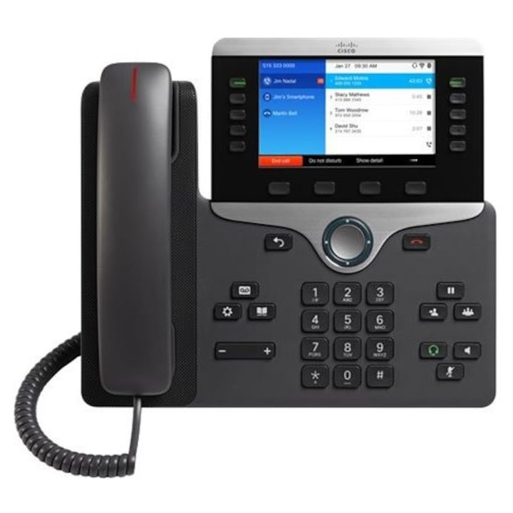 Telefon IP Cisco 8861, negru
