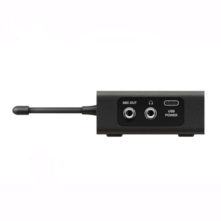 Mikrofon wireless Acemic Q4/M1, 4 canale, transmisie digitala, 40m, 257mm