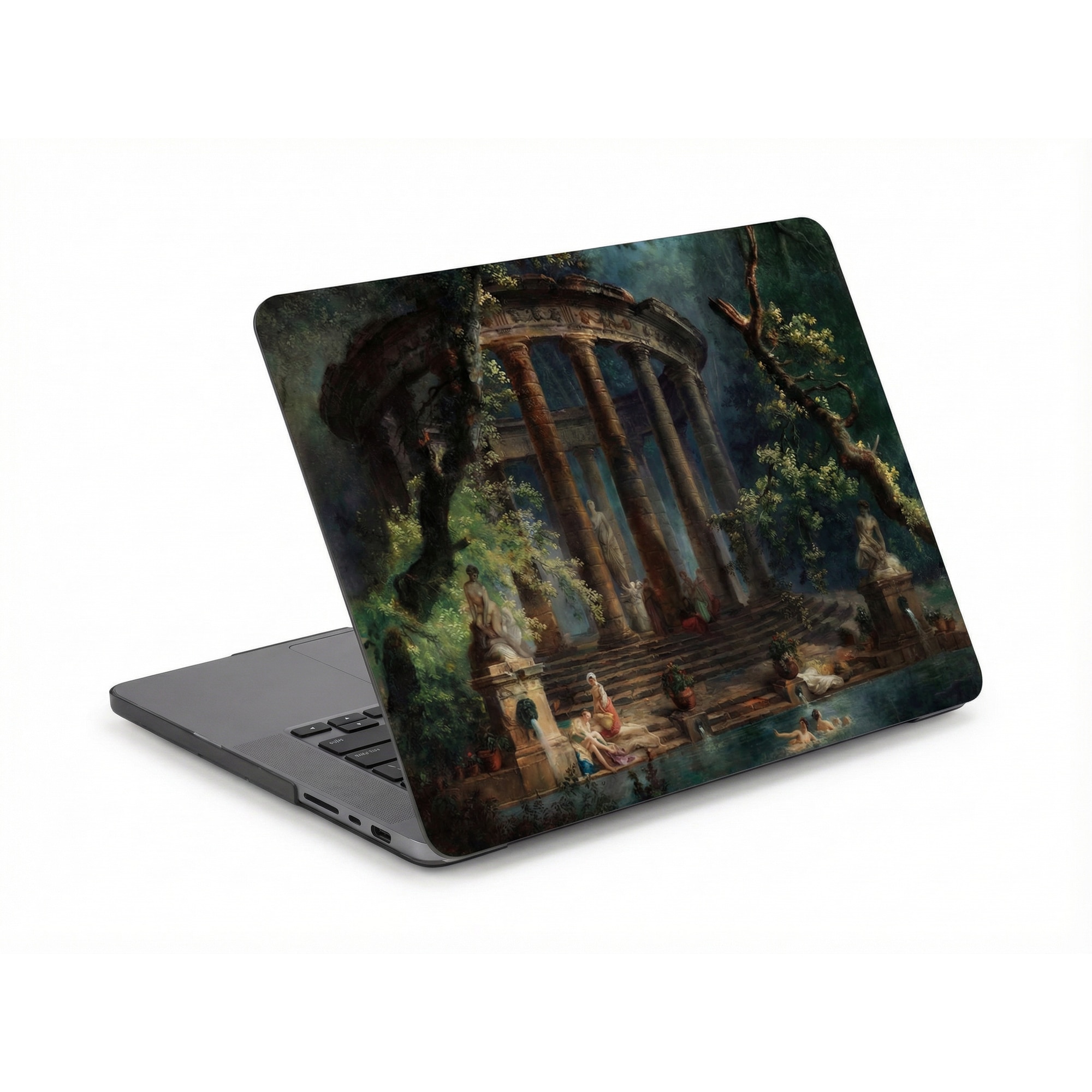 Carcasa MacBook Pro 16 inch, Artinplace, Compatibila cu Model A3186/A3403/A2991/A2780/A2485, Protectie 360, Rezistenta la Apa, Material Cristal, Design Pictura Clasica Europeana, Anti-zgarieturi, Estetica Eleganta, Montare Usoara