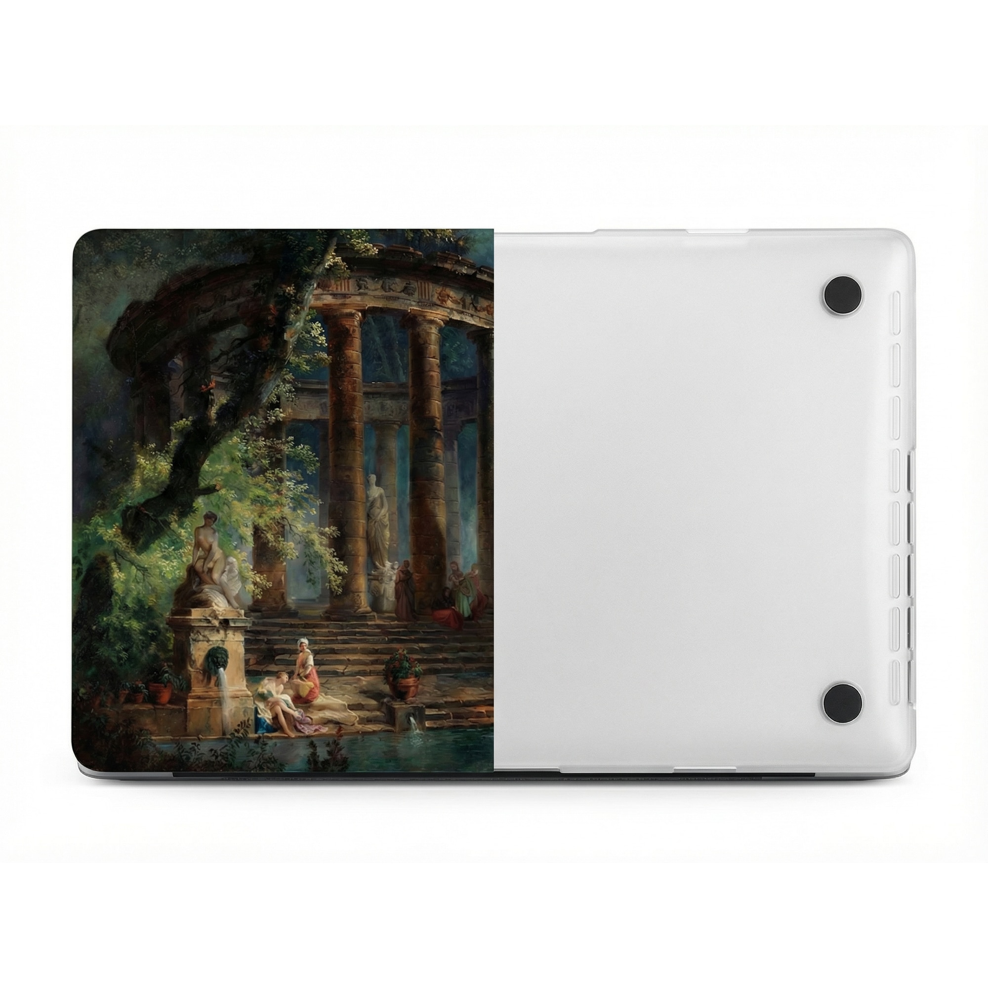 Carcasa MacBook Pro 16 inch, Artinplace, Compatibila cu Model A3186/A3403/A2991/A2780/A2485, Protectie 360, Rezistenta la Apa, Material Cristal, Design Pictura Clasica Europeana, Anti-zgarieturi, Estetica Eleganta, Montare Usoara
