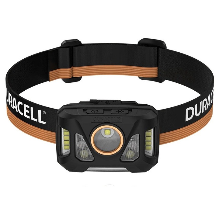 Фенер Duracell DH1000R, 1000 лумена, презареждащ се, черен