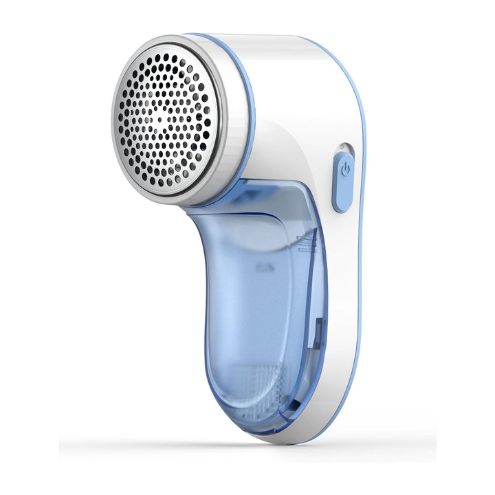 Aparat de curățat scame portabil AFKSMILE, reîncărcabil USB-C, albastru, 4.5x7x6.5cm