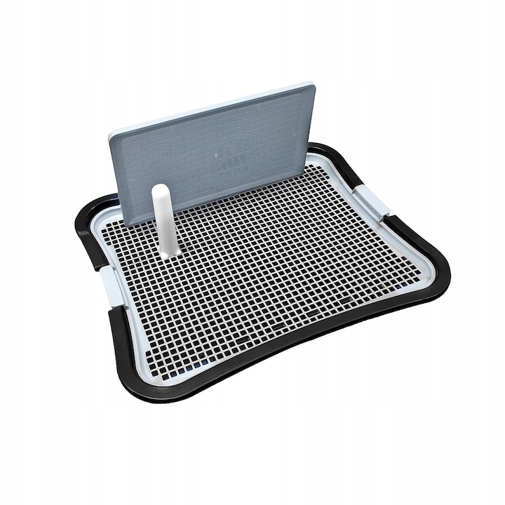 Toaleta de antrenament pentru caini 49x59 cm, mare, neagra