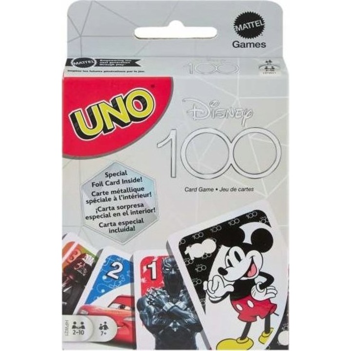 Társasjáték, Mattel, UNO Disney mesehősök, szett