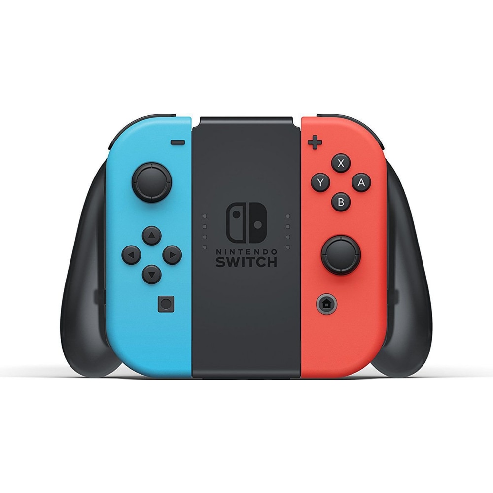Consola portabila Nintendo Switch V2, Joy-Con albastru-rosu - eMAG.ro