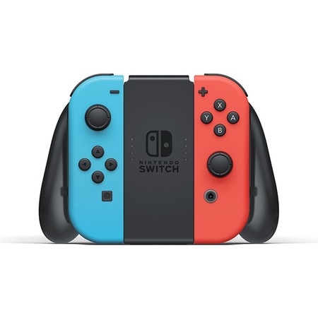 Consola portabila Nintendo Switch V2, Joy-Con albastru-rosu - eMAG.ro