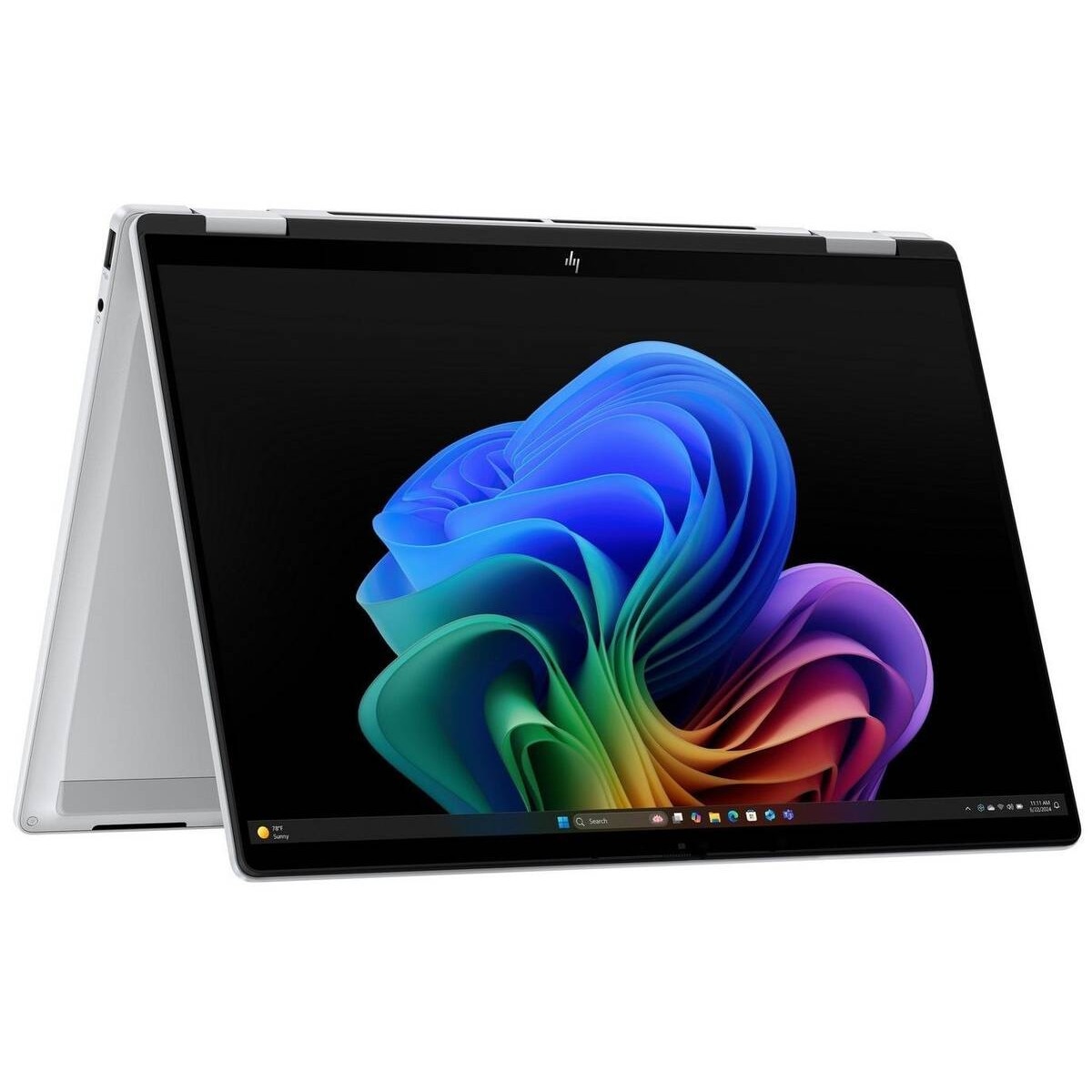 Laptop HP OmniBook X Flip 2-in-1 NG AI 3K 14 inch Intel Core Ultra 5 226V 16GB 1TB SSD Windows 11 Home Glacier Silver