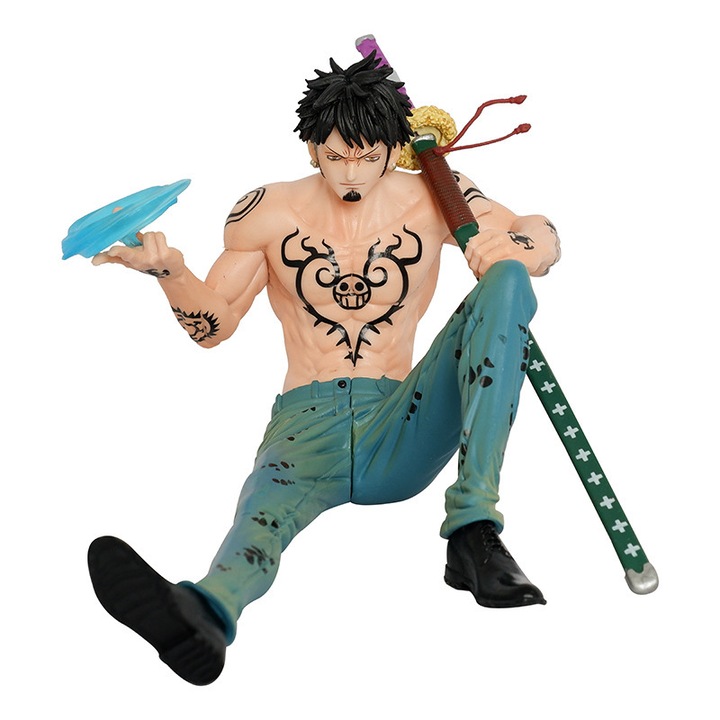 Фигурина One Piece, Трафалгар Д. Уотър Лоу, 14 СМ, PVC