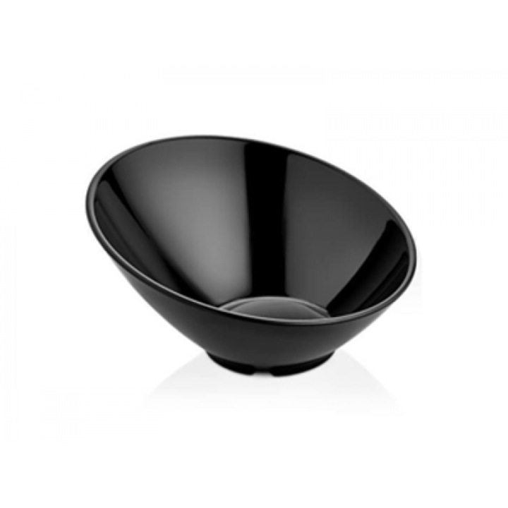 Bol melamina neagra RAKI Kuchki 695 ml 21 cm