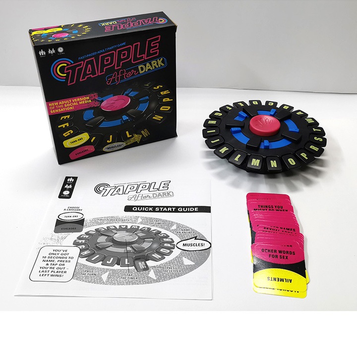 Társasjáték: TAPPLE After Dark, kártyajáték