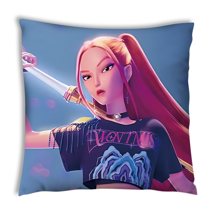 Perna decorativa Demon Huntress Team, 45x45cm