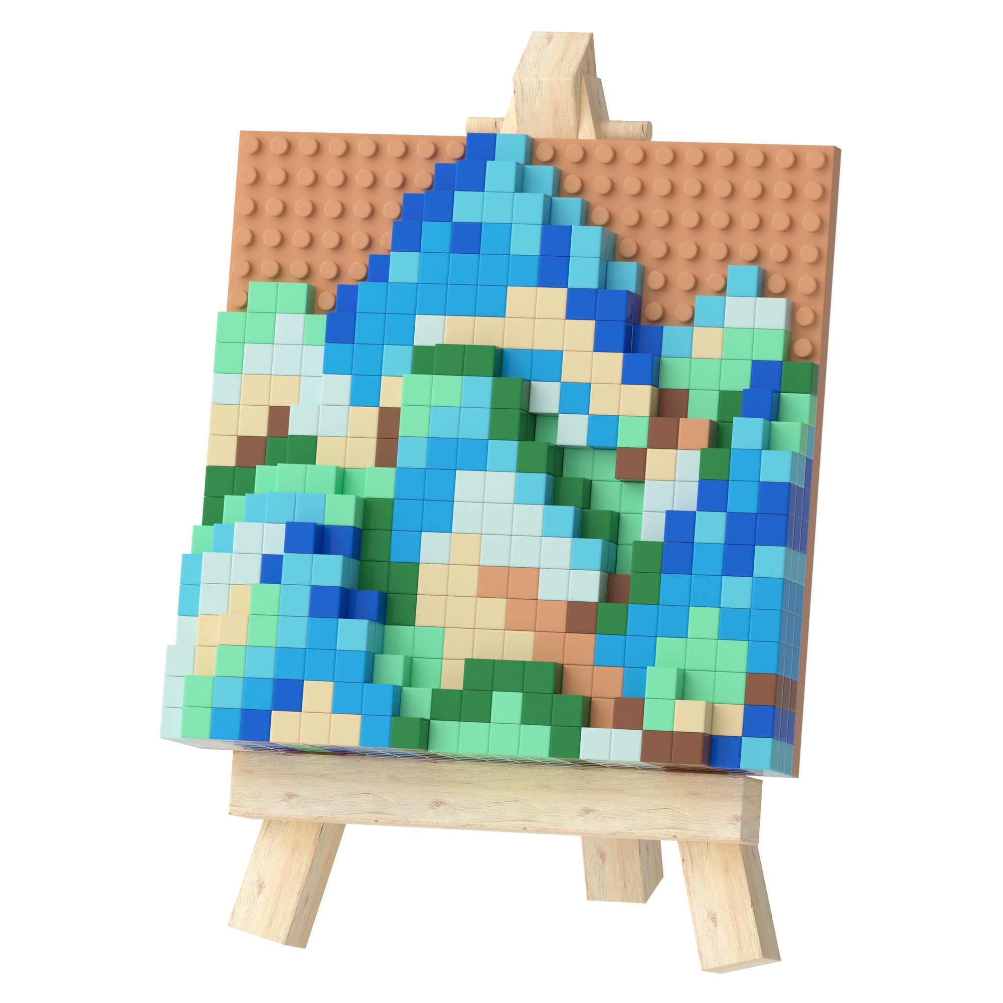 Mini Micro Building Blocks Portrait of a Thousand Li of Rivers and ...